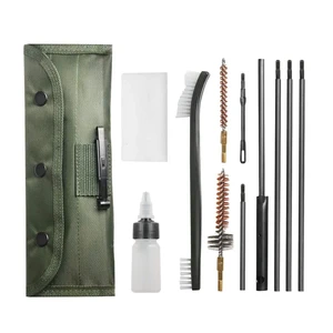 AR15 M16 M4 Cleaning Weapon Kit, 10 pcs/set, Airsoft Cleaning Weapon, 5.56 mm,. 223, 22LR,. 22, tactical rifle 10 MAIN SALES SELL SALES - №1