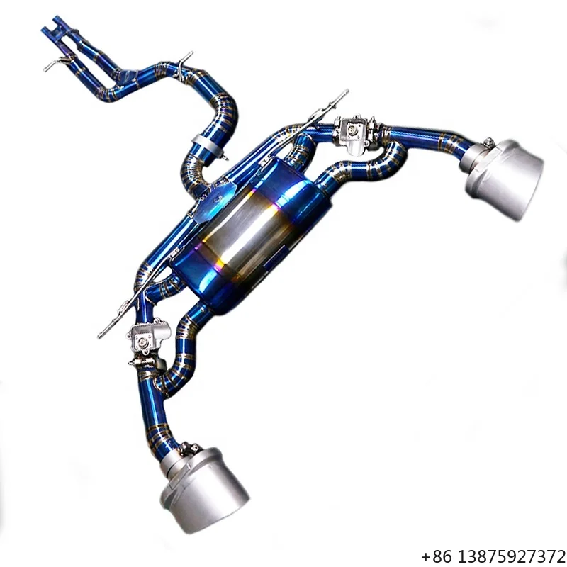 Factory Directly Selling Exhaust Pipe for Rs3 8y/ttrs 2.5t Titanium Exhaust Front Pipe Valvetronic Muffler Catback Exhaust