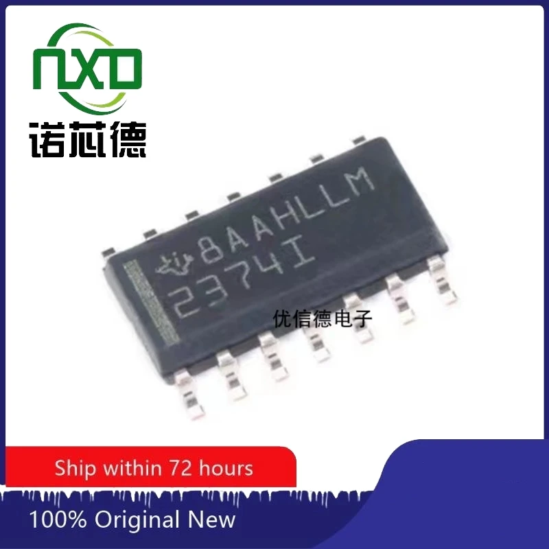 

free shipping 10PCS/LOT TLV2374IDR 2374I SOP14 Four channel operational amplifier chip Brand new original