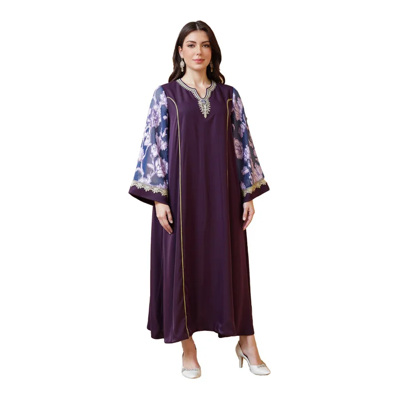 Vestido muçulmano abaya feminino vestidos de festa dubai vestidos árabe longo robe bordado ramadan marrocos abayas kaftan islam jalabiya