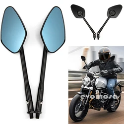 2pcs 8mm 10mm CNC Aluminum Motorcycle Rearview Mirror Rear View Side Mirrors Motorbike Universal for Honda BMW KAWASAKI