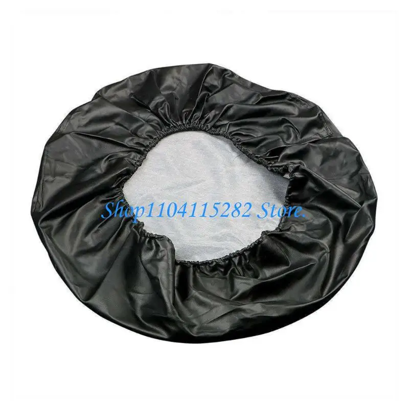  Black Textured Spare Tire Protector General Fit for Most Vehicles SUVs Use