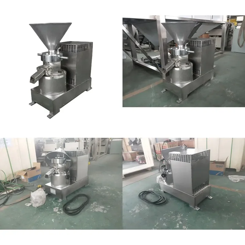 for KMEC Commercial Nut Jam Making Equipment 304 Stainless Steel 5.5kW Precision Engineering Smooth Peanut Cashew Jam Maker