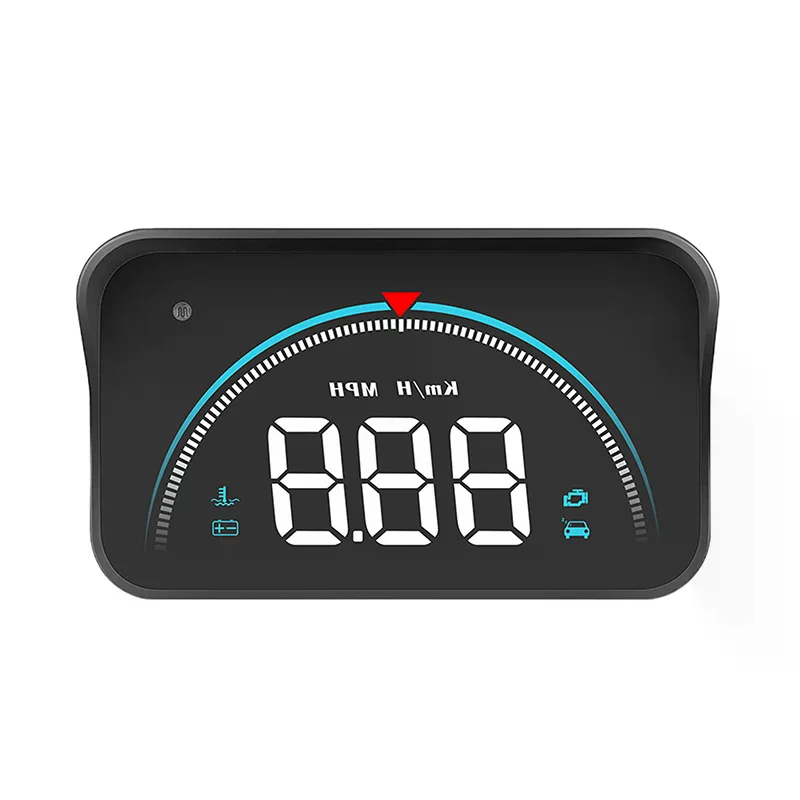 M8 Car HUD Head Up Display OBD2 Overspeed Warning Auto Electronic Water Temperature LED Digital Projector Windshield
