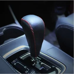 Car Styling for MITSUBISHI outlander Lancer Evolution Pajero ASX Leather handbraker gear cover set auto accessories