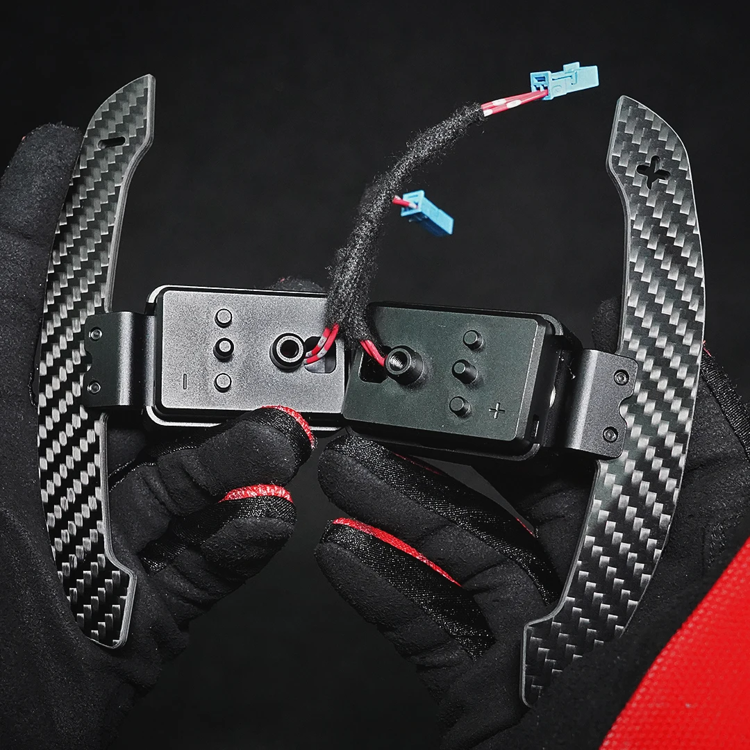 

Magnetic Carbon Fiber Paddle Shifters For BMW F10 F30 F06 F07 G20 G30 F18 F12 F13 F20 F22 F31 F32 F34 F36 2 3 4 5 6 7 Series
