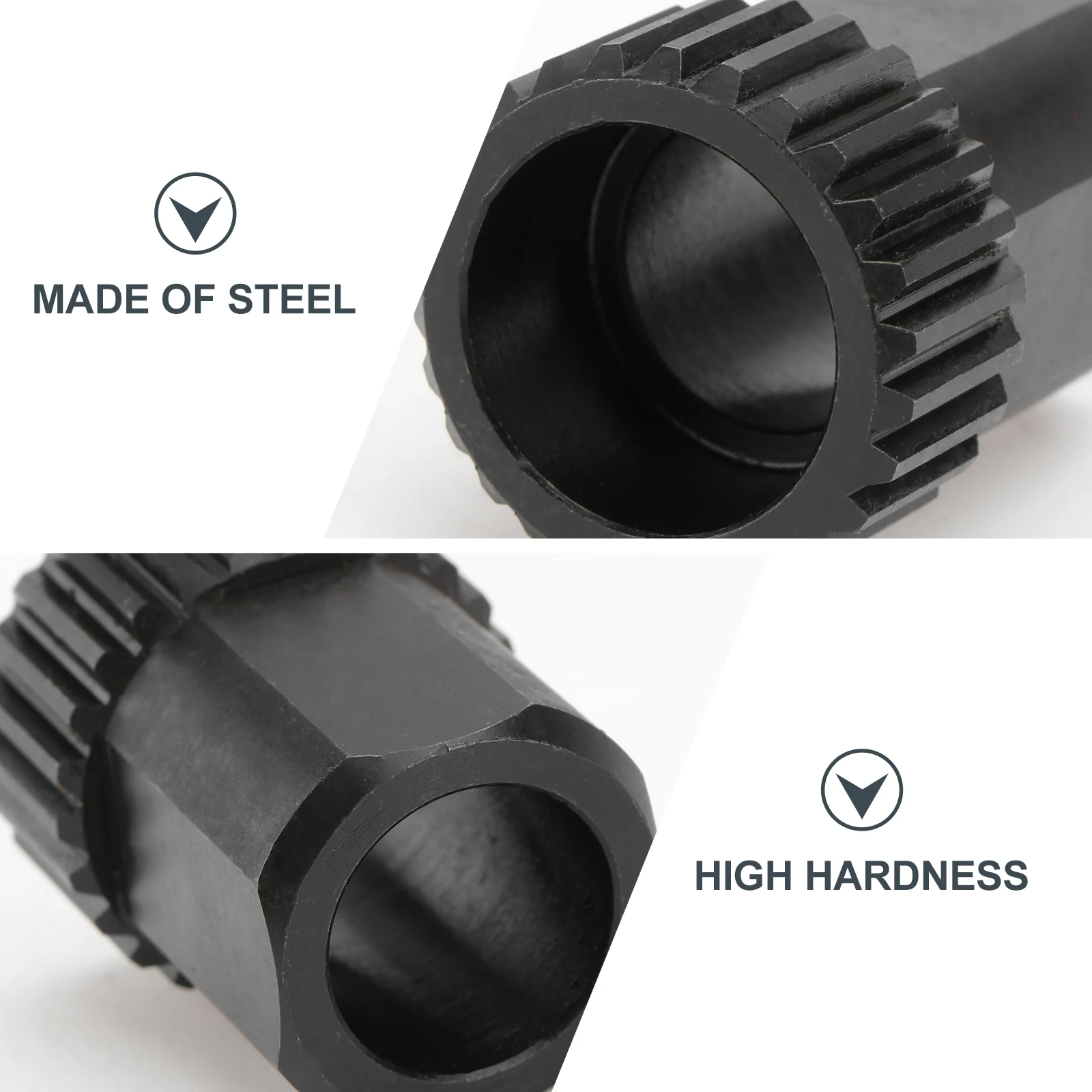 

Rear Hub Lock Ring Removal High Strength Vanadium Steel Bike Repair Tool Hub Maintenance Easy Use Bicycle Tool