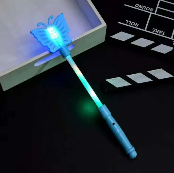 Flashing Light Up Sticks Magic Led Wands Dj Fairytale Princess Costume Fancy Dress Glow Star Crown Gift Wholesale