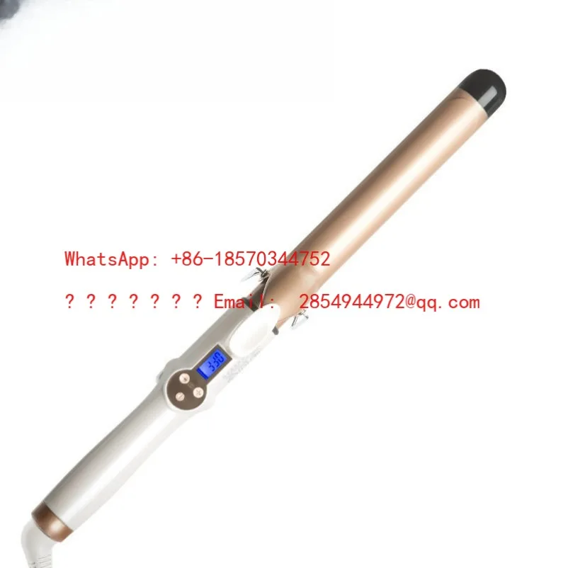 

L Керамическая электрическая щипцы для завивки волос не повреждает волосы, щипцы для завивки с цветком груши 38, большая щипцы для завивки, влажное и сухое использование