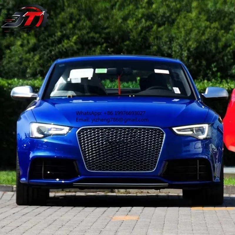 New style Car Accessories 2 and 4 Door A5 S5 B8.5 13-16 Upgrade RS5 Body Kits Front Rear Bumper Grille Front Lip Body Kit for Au