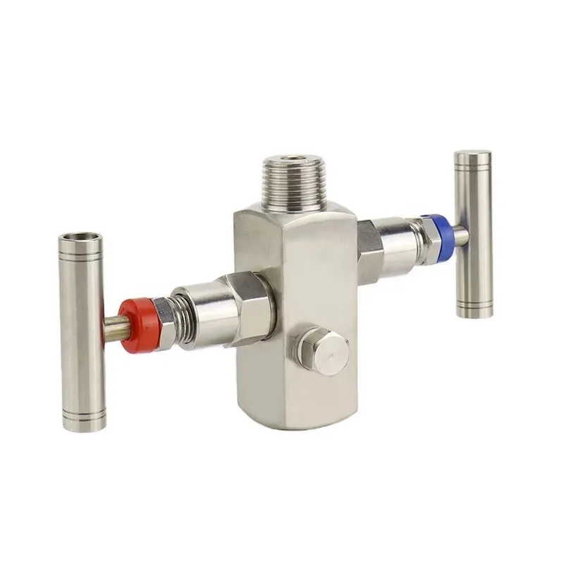 

316SS Instrument Manual Needle-Actuated Manifold 2-Valve Block and Bleed System