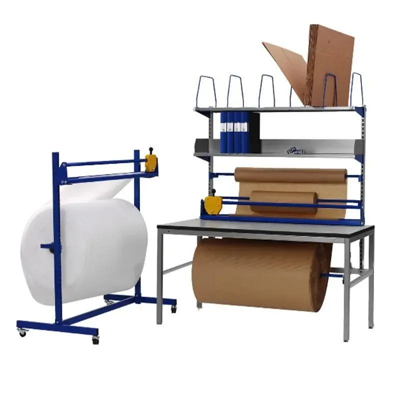 Commercial packing table Film cutting table Bubble film cutting Stainless steel surface Express sealing Anti-static
