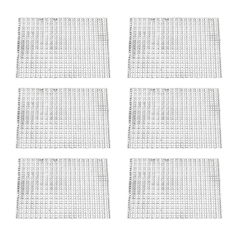 

6PCS FishTank Divider Filter Bottom Isolation Tray Aquariums Divider Tray PlasticGrid Aquariums EggCrate Light Diffuser