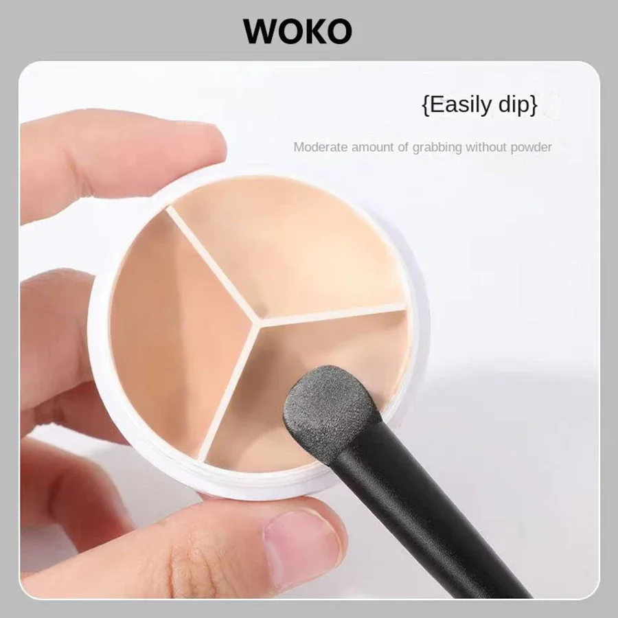 Sponge Concealer Brush Frosted Sponge Stick Concealer Makeup Brush Facial Part Speckle Dark Eye Circles Concealer Makeup Tool