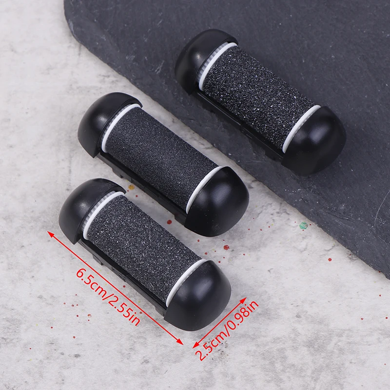 3 قطع رؤوس مطحنة عالية الجودة للعناية بالقدم، بكرات مزيل الجلد الصلب، عبوات أداة إزالة مسامير القدم