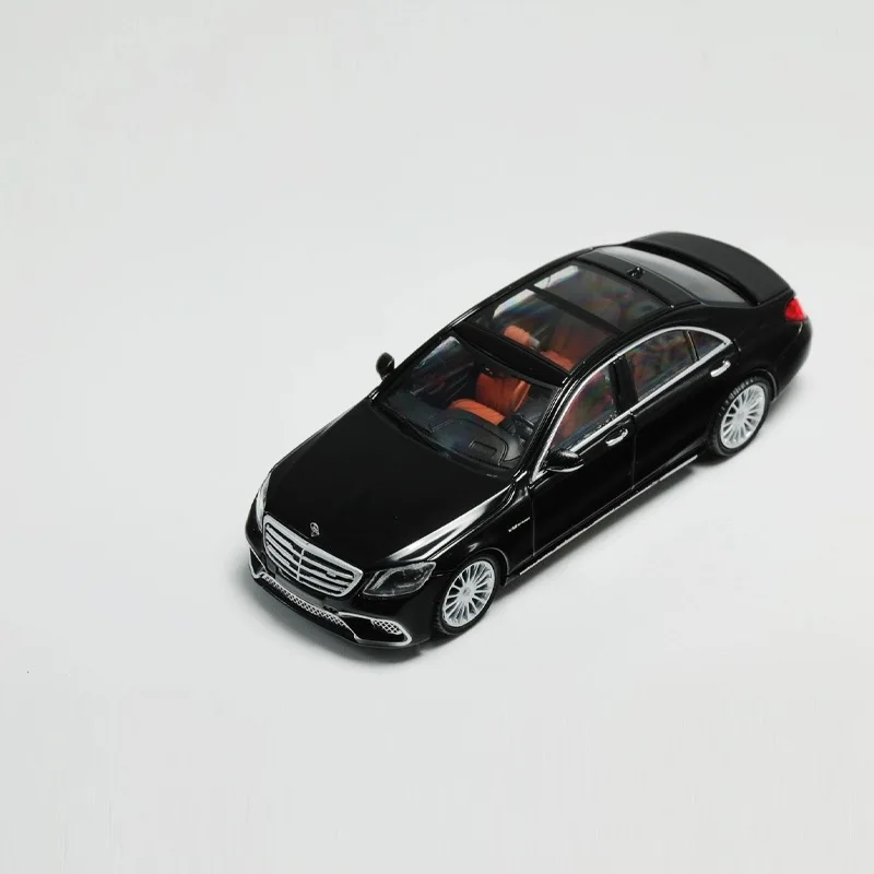 Mercedes-benz s65 w222シャーシ合金カーモデル、ファインモデル、1/64