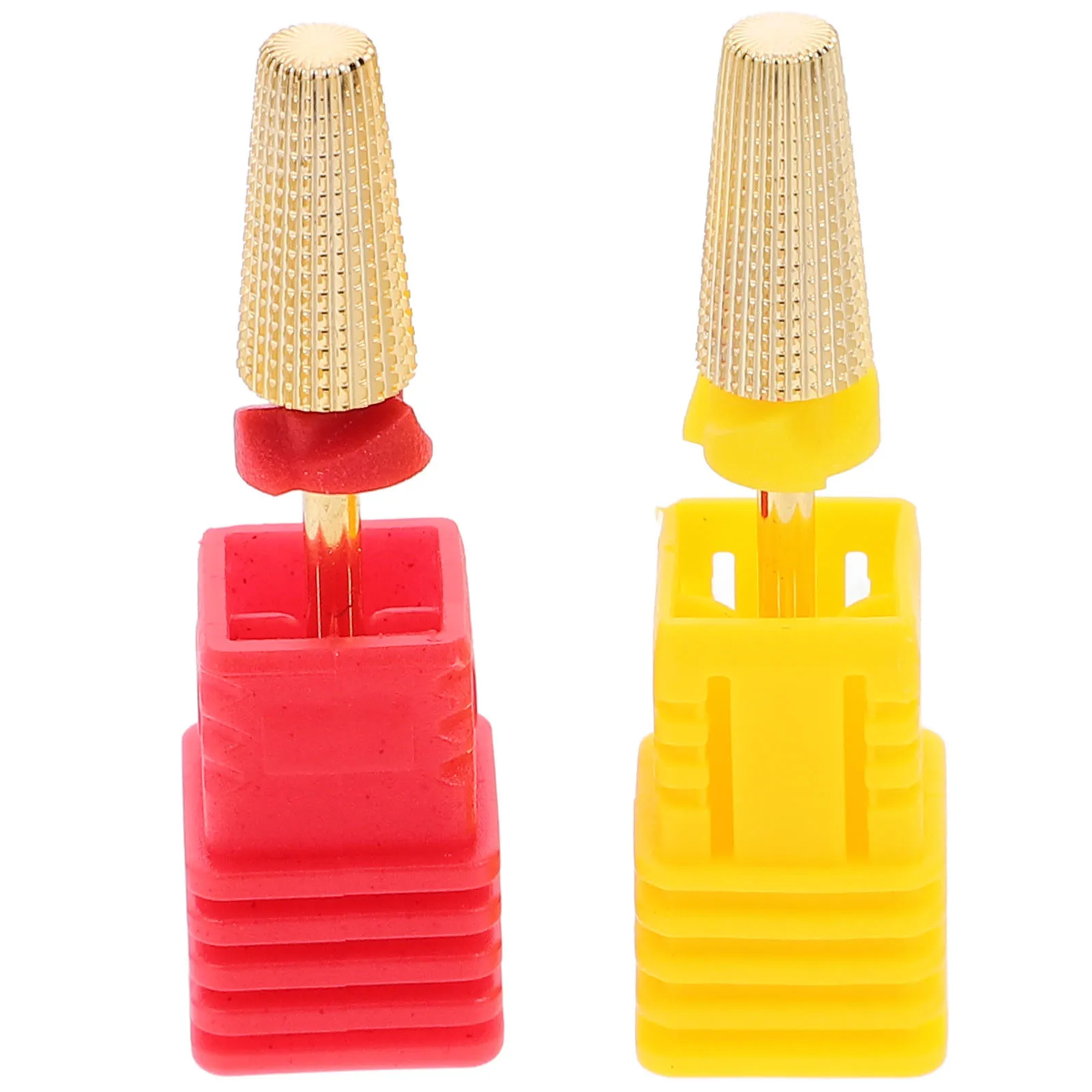 2 قطعة رؤساء طحن التنغستن الصلب مانيكير لقمة ثقب للفن الرملي تلميع ملف الأظافر الكهربائية المحمولة مسمار الجمال أداة #6