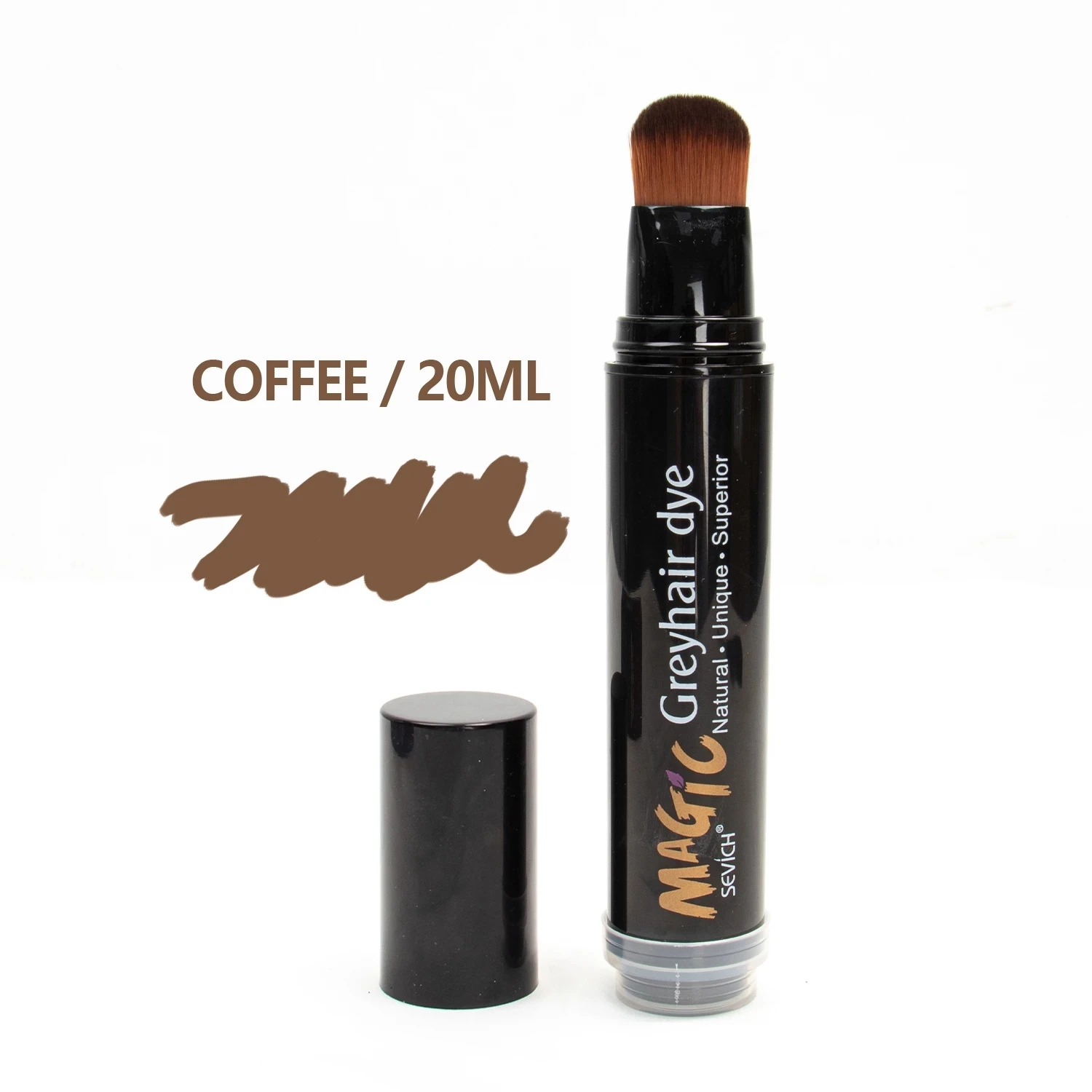 قلم صبغ الشعر السحري، عصا ملونة بدون جذر تهيج، مجموعة تثبيت شعر مستعار دانتيل، كريم تلوين للشعر متضمن بالغراء لسهولة الصنع #3