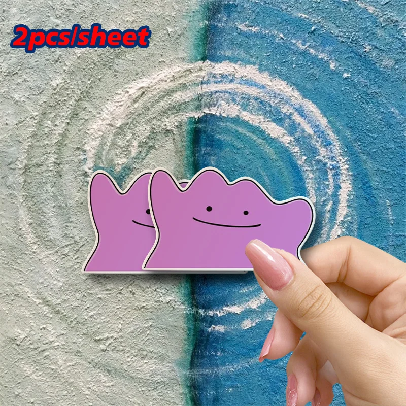 2Pcs Ditto Peeker Vinyl Stickers, Cartoon Decals For Car Window Bumper Laptop Water Bottle Truck Van
