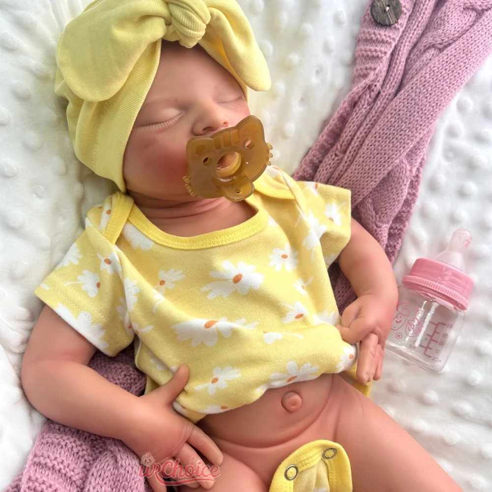 ตุ๊กตาเด็กผู้หญิงขนาด 50 ซม. เปิดปากได้ ทำจากซิลิโคนนุ่มทั้งตัว เหมือนจริง รายละเอียดเหมือนจริง ผิว 3 มิติ เหมาะสำหรับเป็นของขวัญคริสต์มาสสำหรับผู้ป่วยอัลไซเมอร์