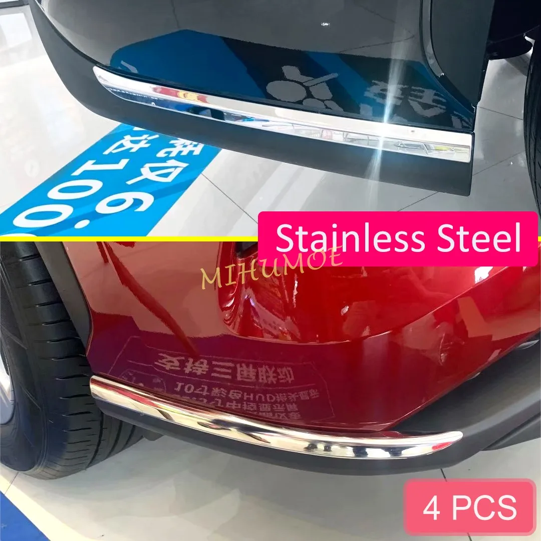 

Stainless Steel Car Front Rear Bumper Corner Cover Protector Moulding For Toyota Highlander Kluger 2020 2021 2022 2023 2024 2025