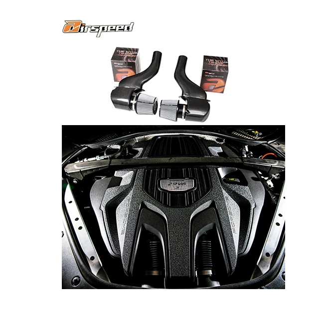 Airspeed Brand OEM & ODM Service 100% Dry Carbon Fiber Cold Air Intake System For Porsche Panamera 971 2.9T