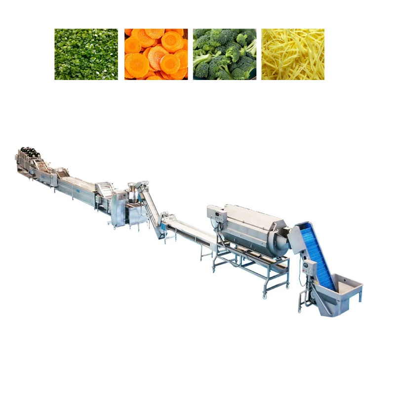 FOODLINE Fruit and Vegetable Blanching Machine Chain Type Continuous Blancher for Vegetable Pickle Production Line