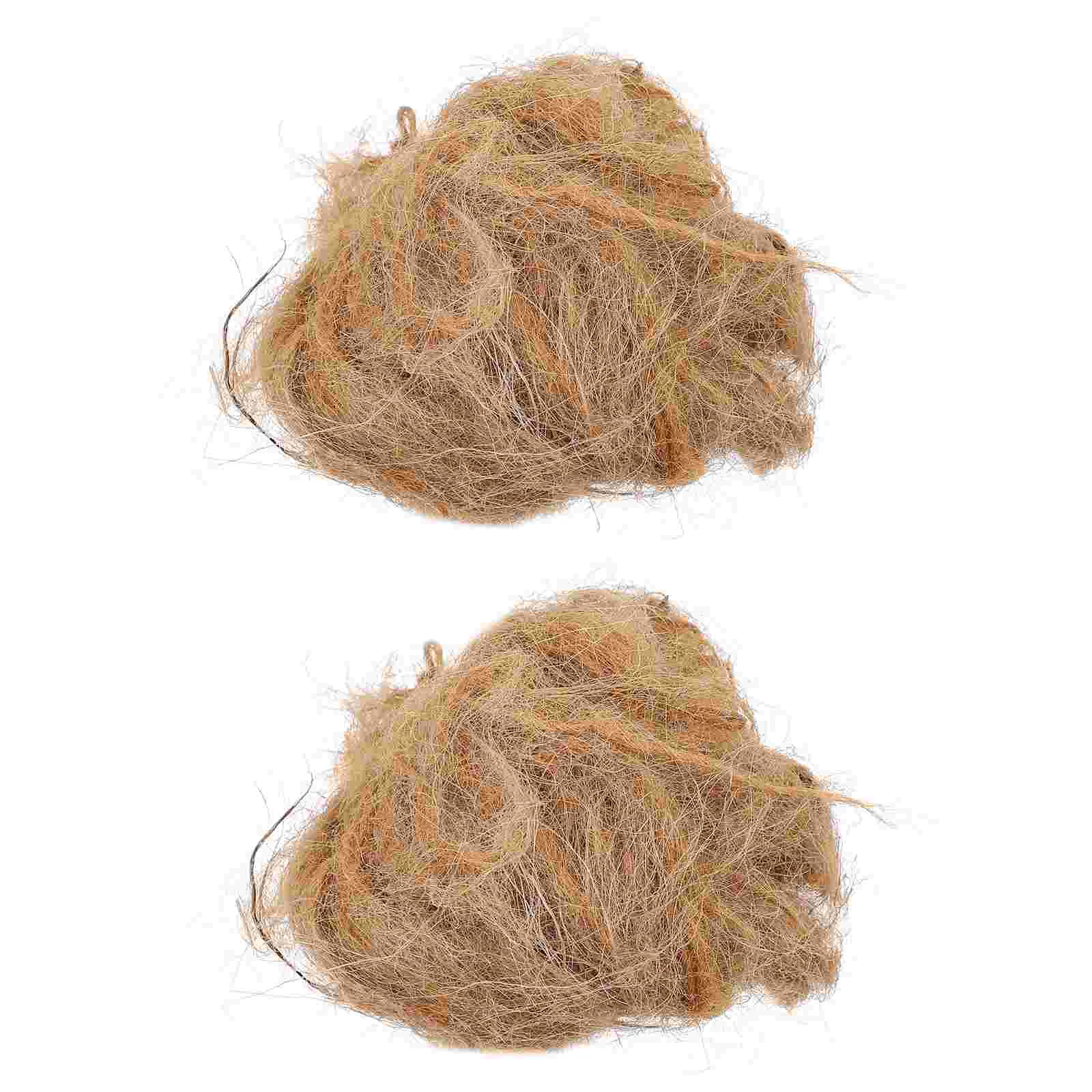 2 confezioni di strumenti per caminetto da viaggio in seta di iuta selvaggia Articoli da campeggio Forniture di sopravvivenza all'aperto Avviatore di seta