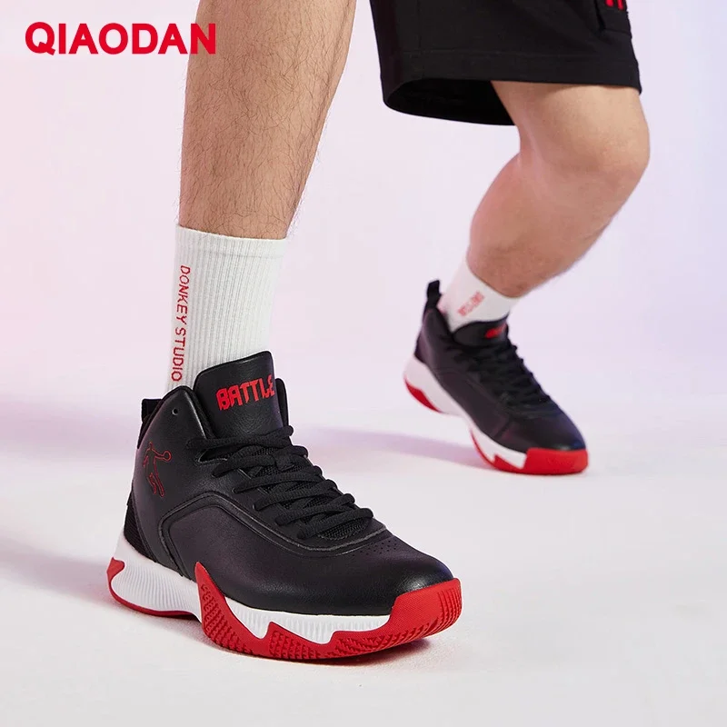 

QIAODAN Basketball Shoes Men's Hard-Wearing Comfortable Anti-slip Professional Sport Shoes 2025 Winter Luxury Sneakers XM3590126