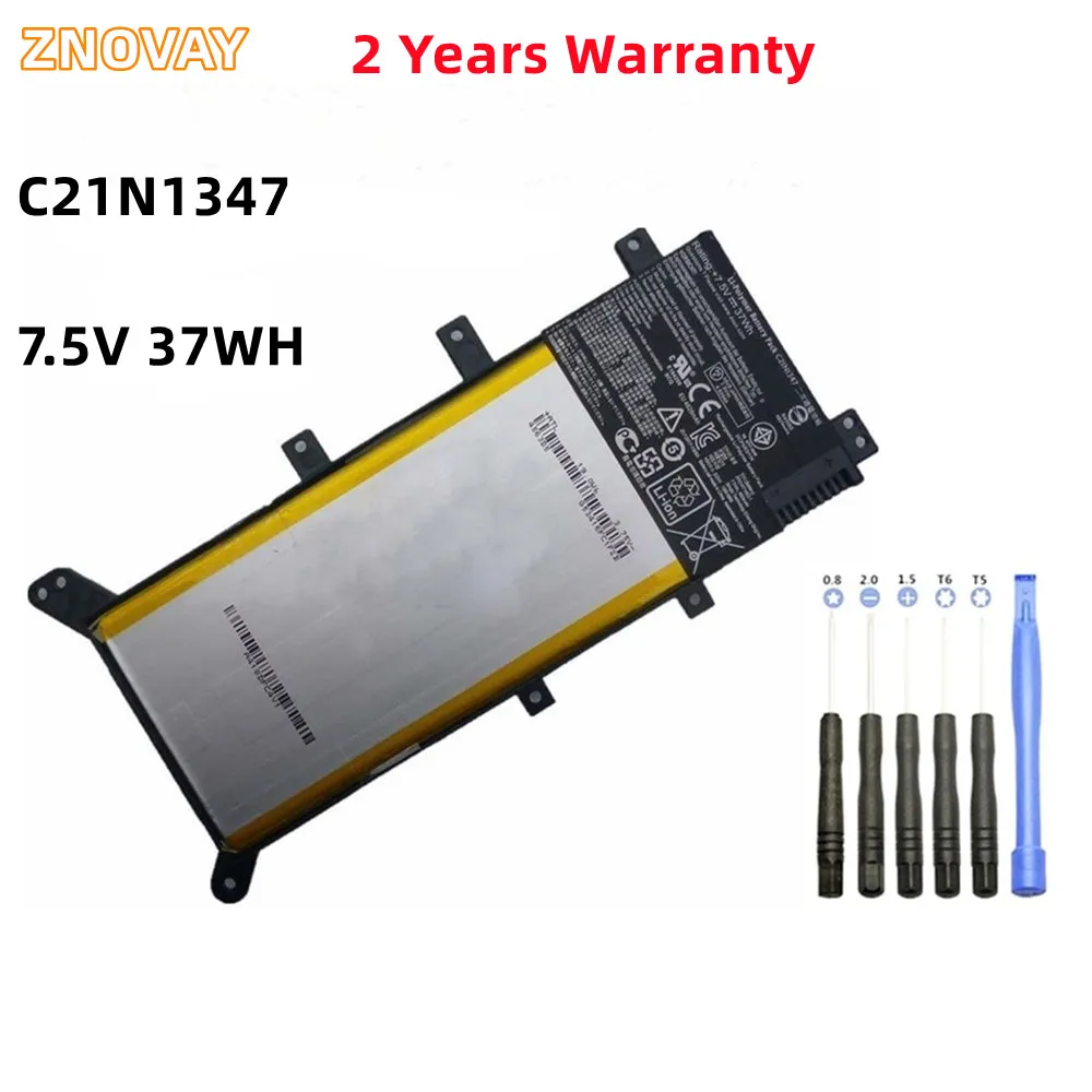 

ZNOVAY 7.6V 37WH C21N1347 Laptop Battery For ASUS X554L X555 X555L X555LA X555LD X555LN X555MA 2ICP4/63/134 4868mAh