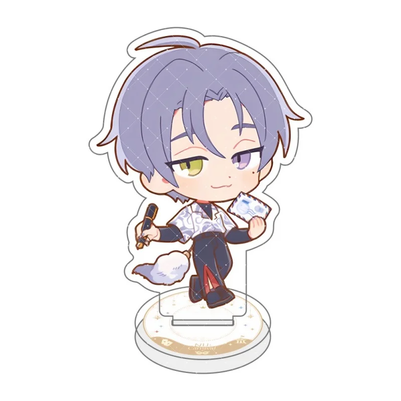 Anime Nu: Carnival Yakumo Attributes Cute Mini Cosplay Acrylic Desktop Stand Cartoon Figure Edmond Olivin Collect key chain 10cm