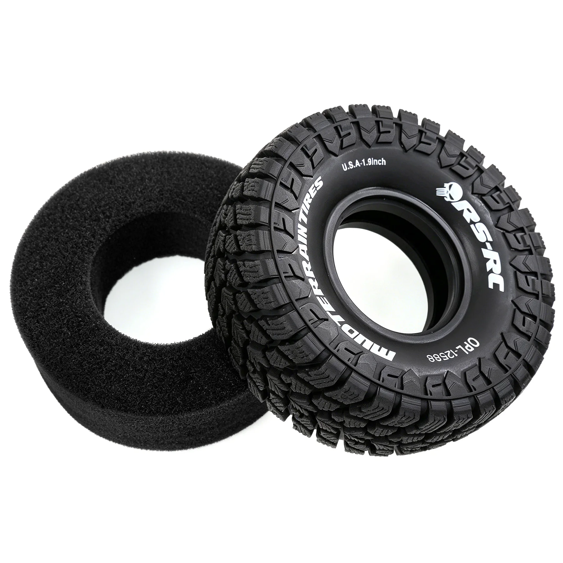 1.9 Tires RC Crawler Tires for FCX10 Axial SCX10 Pro UTB18 TRX4 Redcat Gen8 7VS4-10 1/10 RC Crawler Car