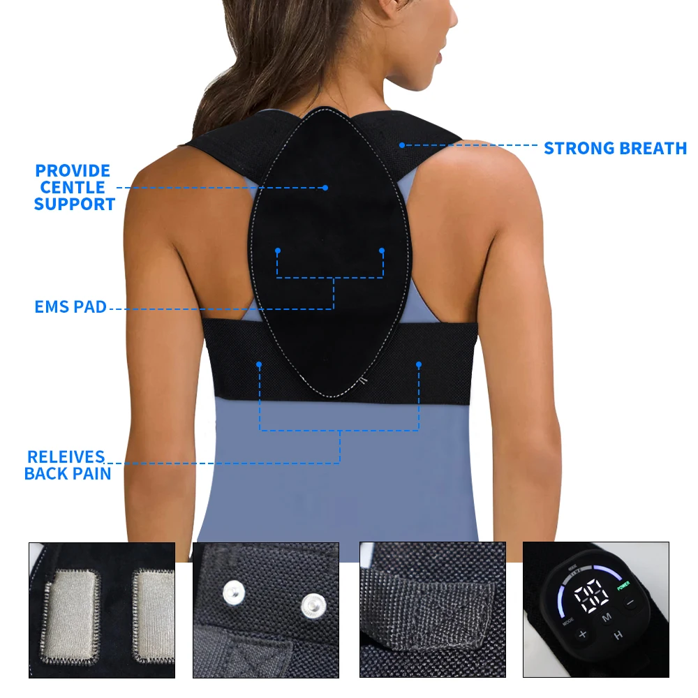EMS Posture Corrector Belt for - Posture Corrector Back Brace recensie en prijs