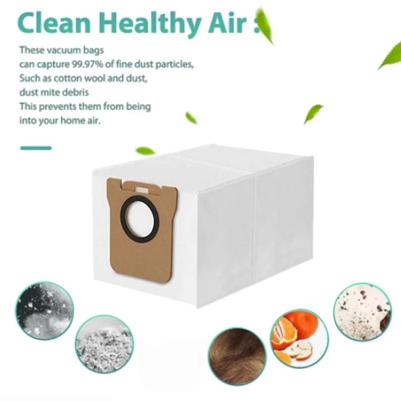 

SEWS-Replacement Dust Bag For JONR P20 PRO Robot Vacuum Cleaner Parts Nonwoven Dust Collection Bags