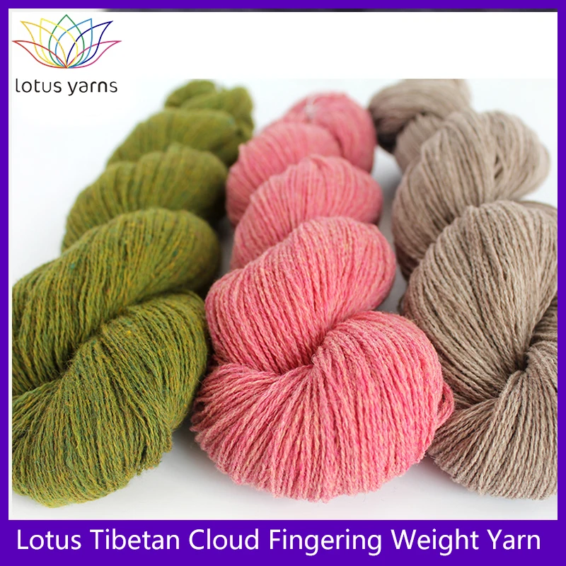 2*50g hank 100% Tibetan cloud  fingering weight hand knitting yarn High quality yarn