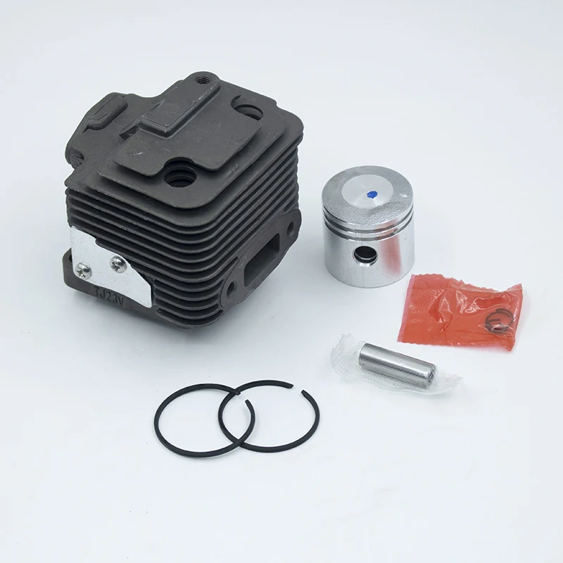 Imagem -02 - Cilindro Motor Pistão Kit Fit para Kawasaki Gasolina Hedge Trimmer Peças Ferramentas de Jardim Tj23 Tj27 Tj27e Tj027e Kbl27a 32 mm 34 mm