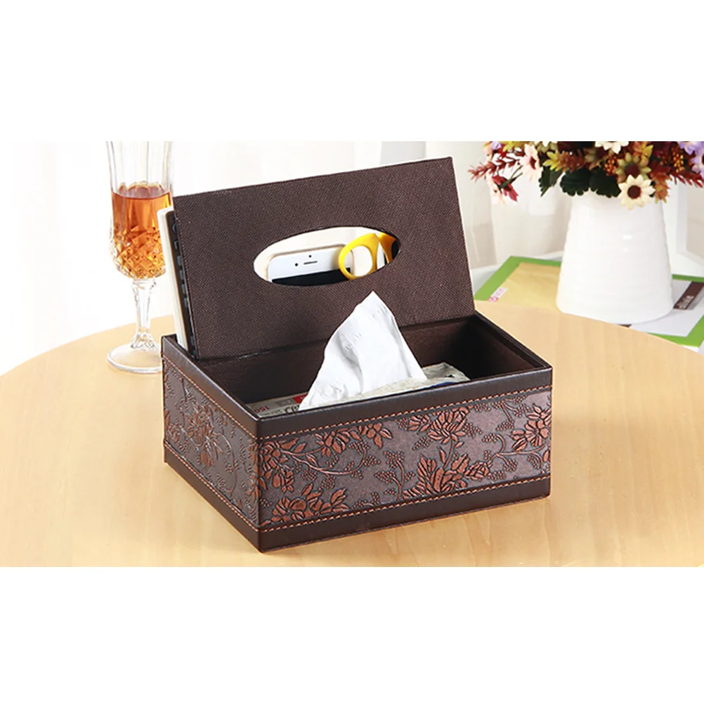 بو متعددة الوظائف الأنسجة مربع منظم سطح المكتب قلم رصاص مقص حامل التحكم عن بعد صديقة للبيئة