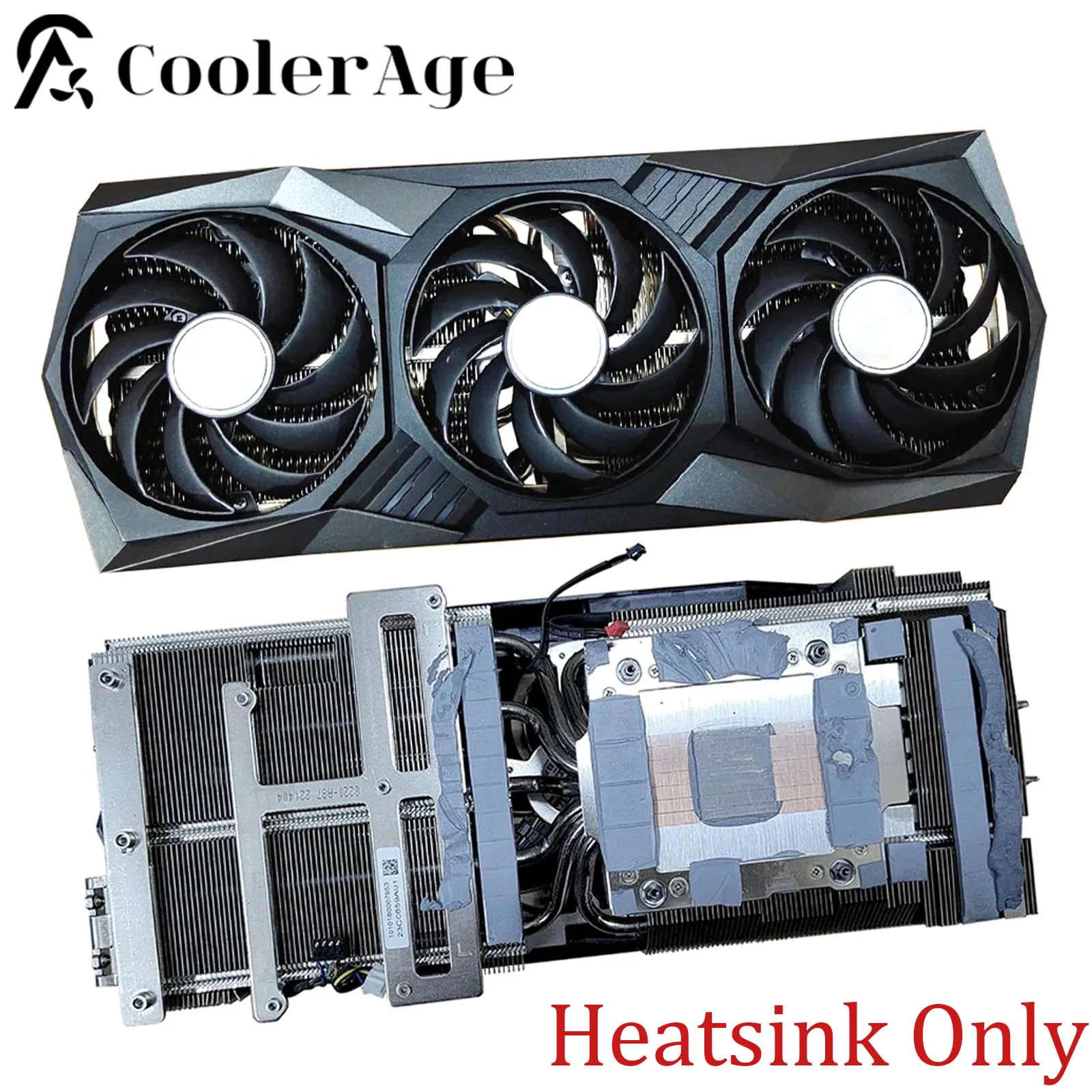 

For MSI RTX 3090 Ti Gming X TRIO 24G Video Card Fan RTX3090Ti Graphics Card Replacement Heatsink Original Not Brand New