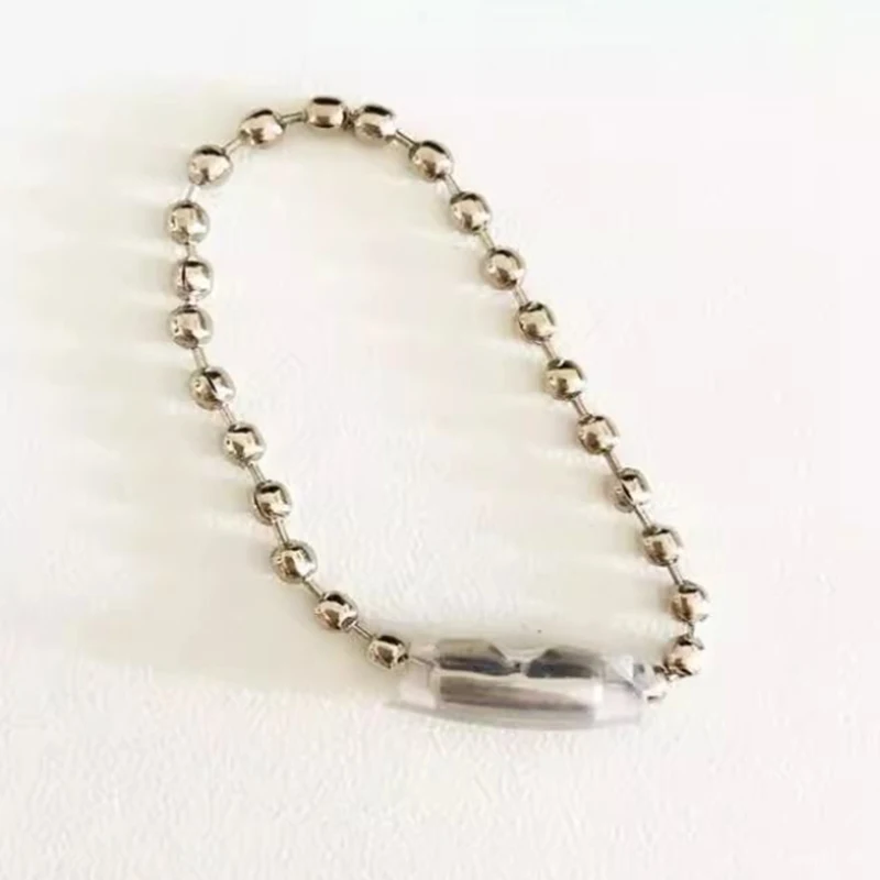 

Новинка, 5 шт., цепочка из бисера, анти-потерянная крышка, подвесная цепочка, защитный чехол, креативная пластиковая карта, предотвращающая падение украшения сумки