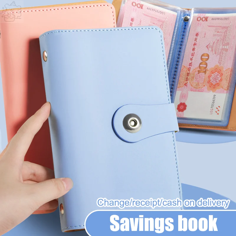 

Large Capacity 100 Envelope Saving Money Challenge Notebook Binder Reusable Budget Savings Book
