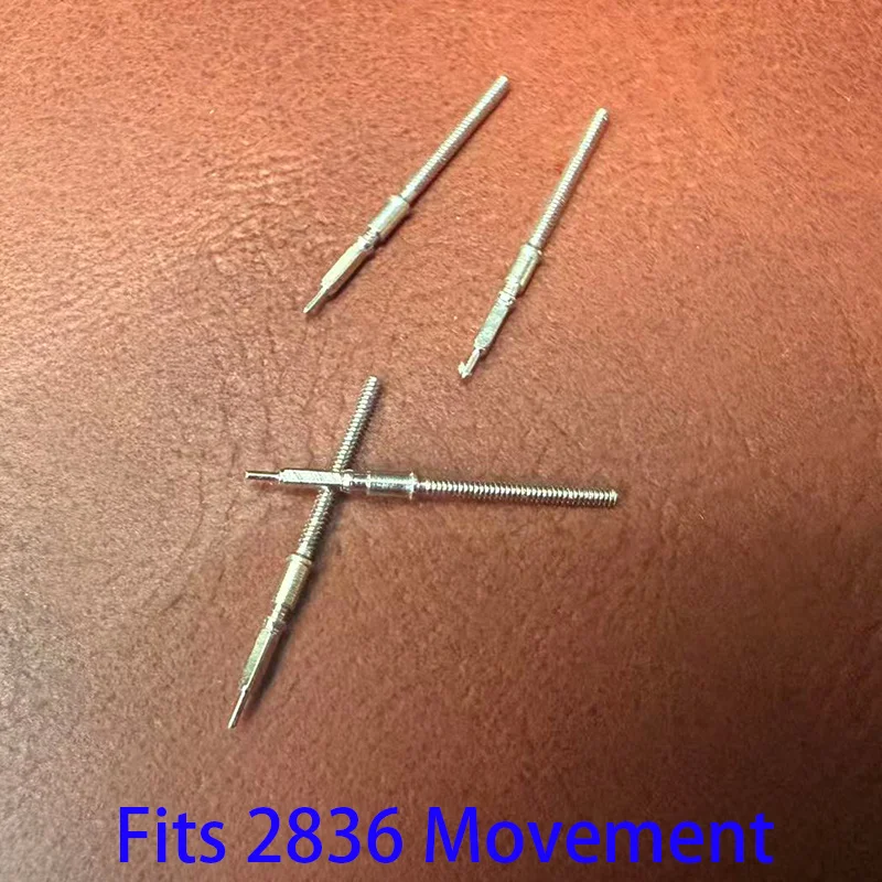 

2836 Stem 2PCS/4PCS Steel Crown Parts Crown Watch Steel Stem Kit Fit 2836 Movement Stem Watch Accessories Movement parts Replace