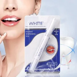 Instant White Teeth Whitening Pen Easy To Use Tooth Bleaching Whiter Gel Cleaning Remove Stain Oral Hygiene