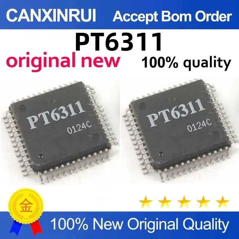 PT6311 QFP52 Pin New LCD Driver IC SMD IC Original Hot Sale