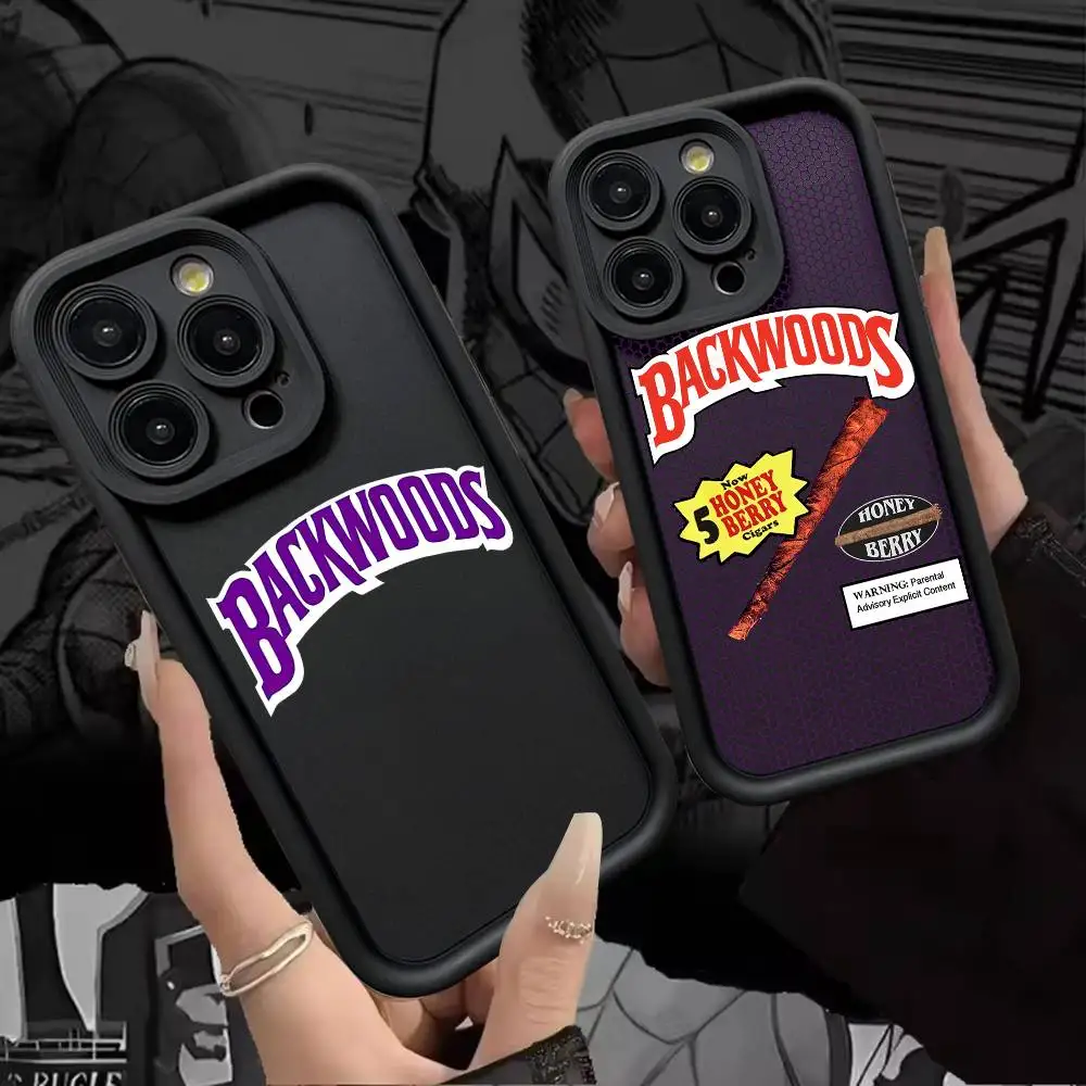 Funda para Teléfono con Logotipo B-Backwoods para iPhone 17 16 15 14 13 12 11 Pro Max Plus, Funda de Silicona Antigolpes