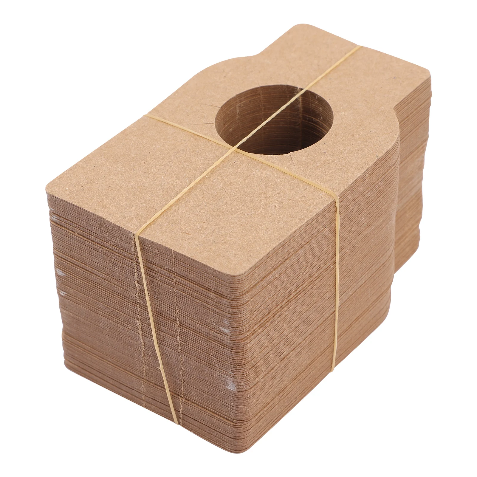 100pcs Bottle Neck Tags Kraft Paper Labels For Home Brew Markers Wine Bottle Hanging Tags Storage Organization Wine Rack