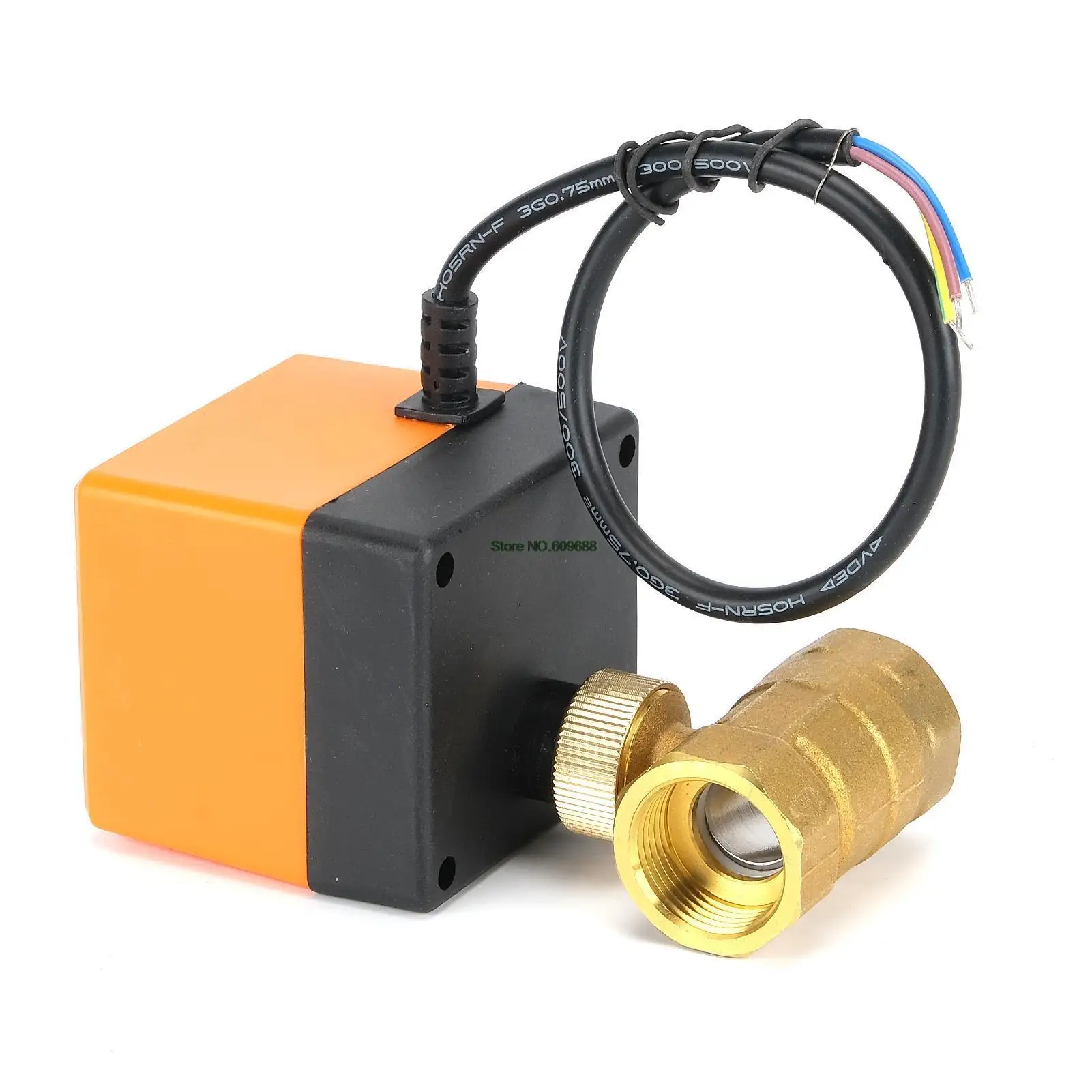 Mosiężny elektryczny zawór kulowy/napędzany zawór kulowy 1/2 "3/4" 1 "2" 220 12V 24V 3 przewód 2 sterowanie DN15 DN20 DN25 DN32
