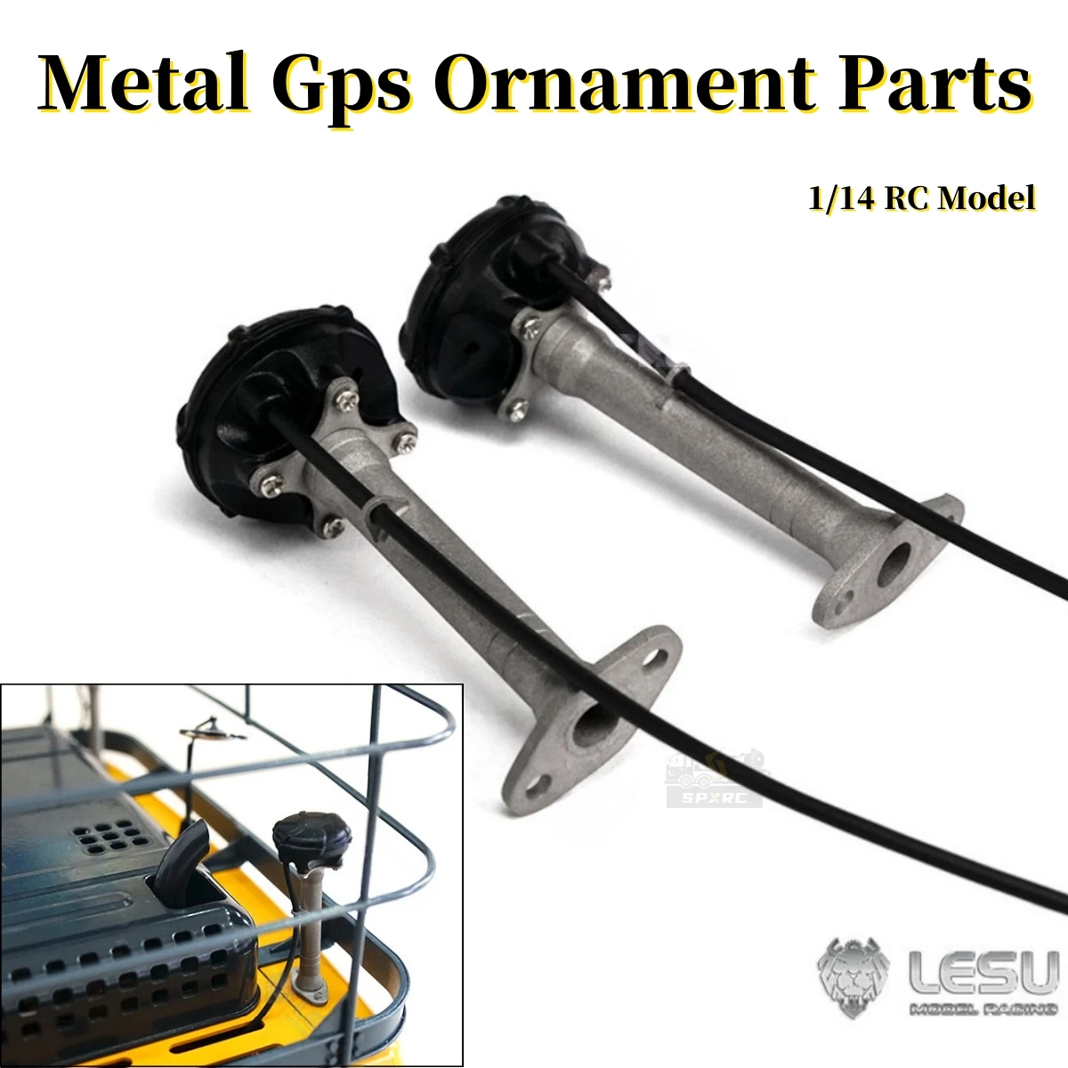 metal-3v-gps-ornament-light-decorative-g-6259-for-1-14-rc-tamiya-lesu-excavator-driving-machine-remote-control-toys-truck-parts