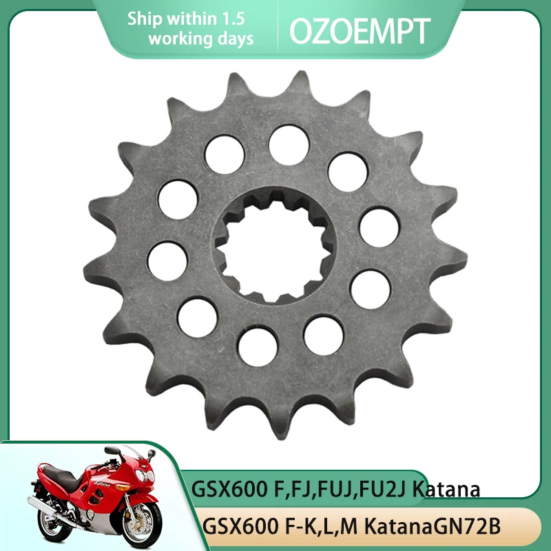 

OZOEMPT 530-14T Motorcycle Front Sprocket Apply to GSX600 F,FJ,FUJ,FU2J Katana F-K,L,M KatanaGN72B F-N,P,R,S,T,V Katana