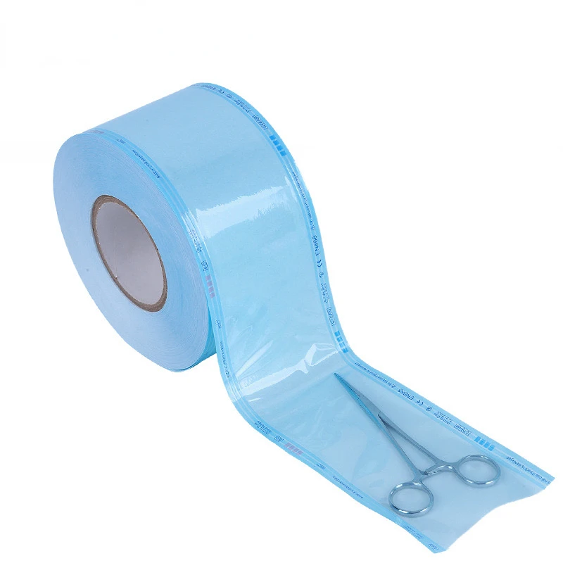 Disposable Autoclave Bags Roll Length 200M Self Seal Sterilization Pouches Medical-grade for Nail Tattoo Dentistry Accessories