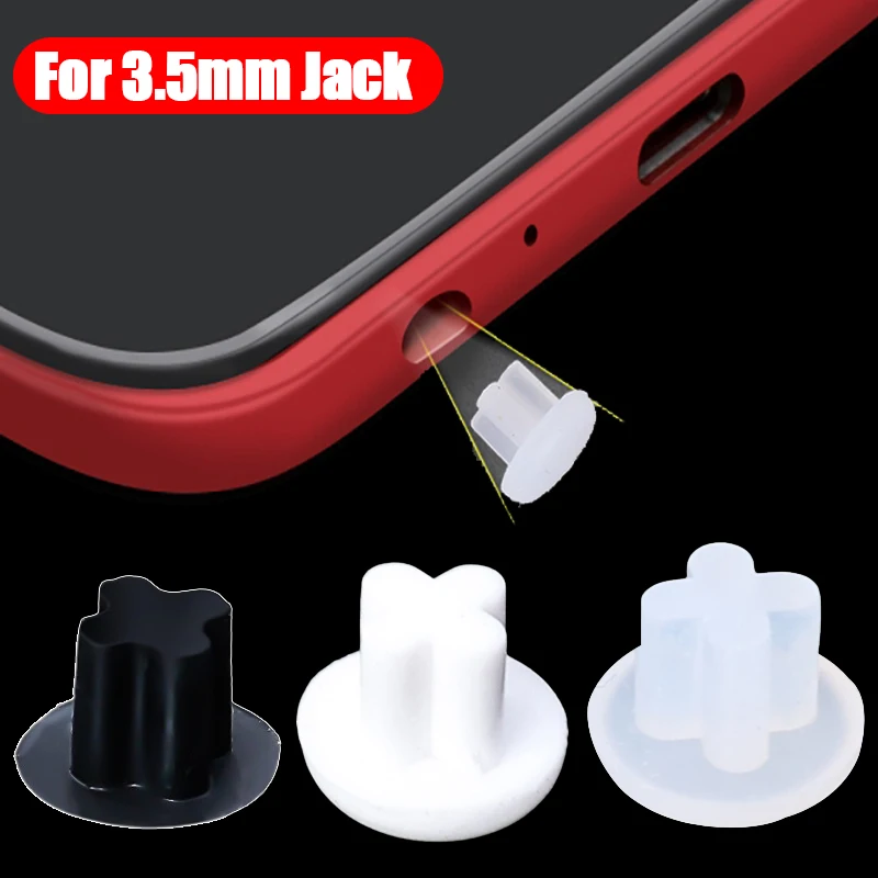 Universal Mini Dustplug For 3.5mm Jack Phones Tablet Laptop MP3 Interface Earphone Hole Anti Dust Cover Silicone Stopper